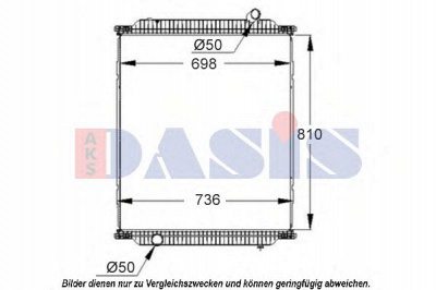 AKS DASIS 390000s -  Радиатор, охлаждение двигателя